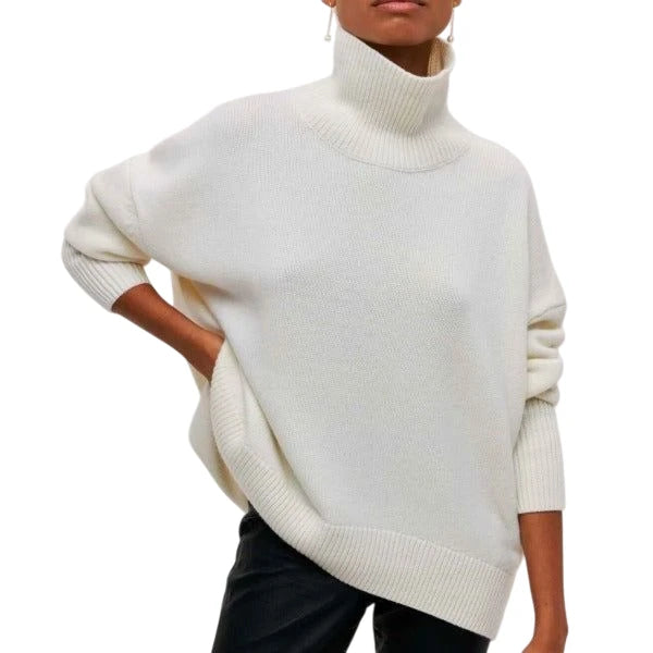 Women's Cosy Oversized Turtleneck Jumper