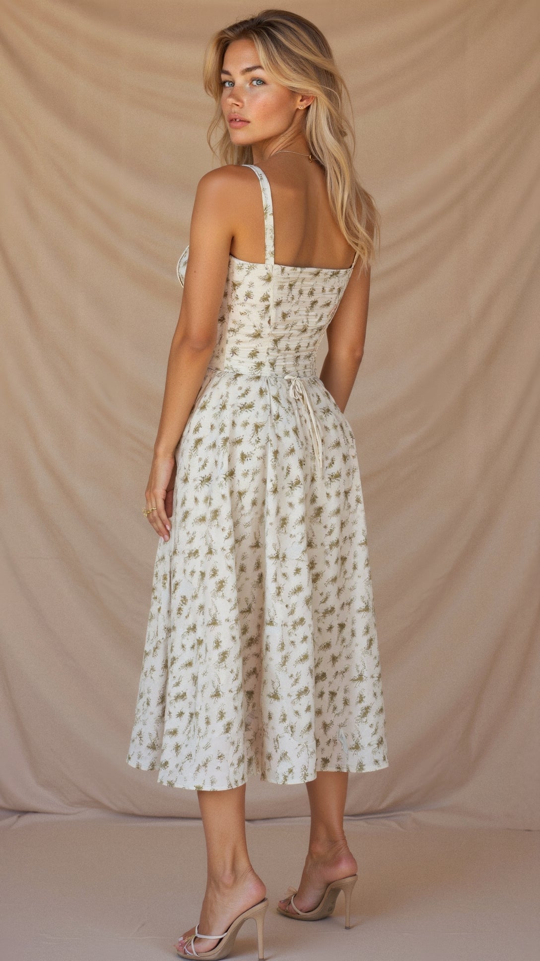 Harrington™ | Elegant Corset-Style Midi Dress