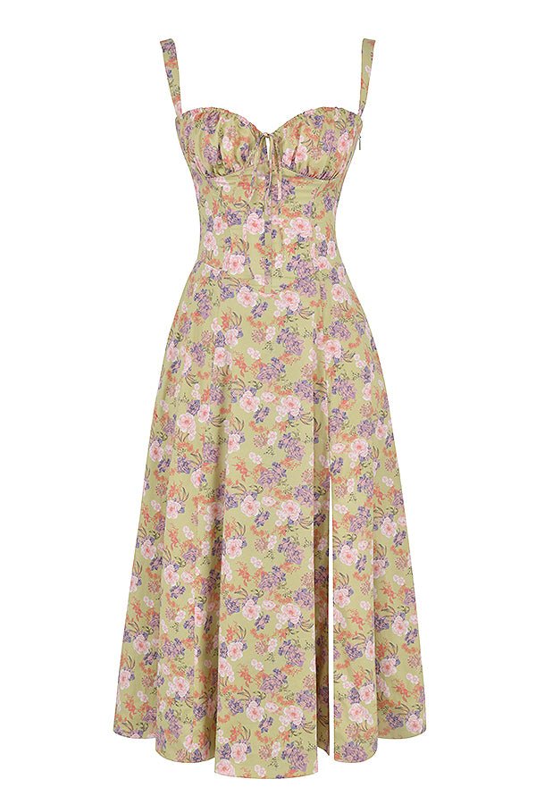 Harrington™ | Elegant Corset-Style Midi Dress