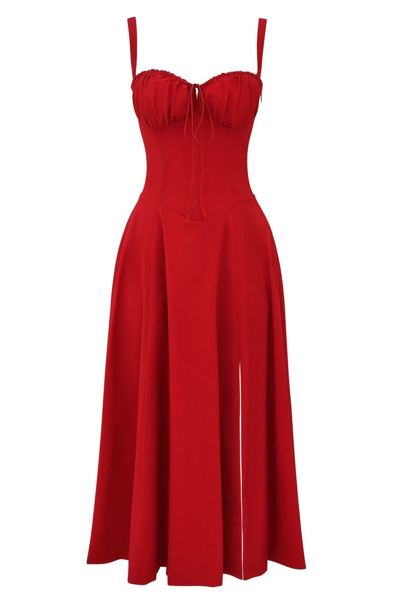 Harrington™ | Elegant Corset-Style Midi Dress