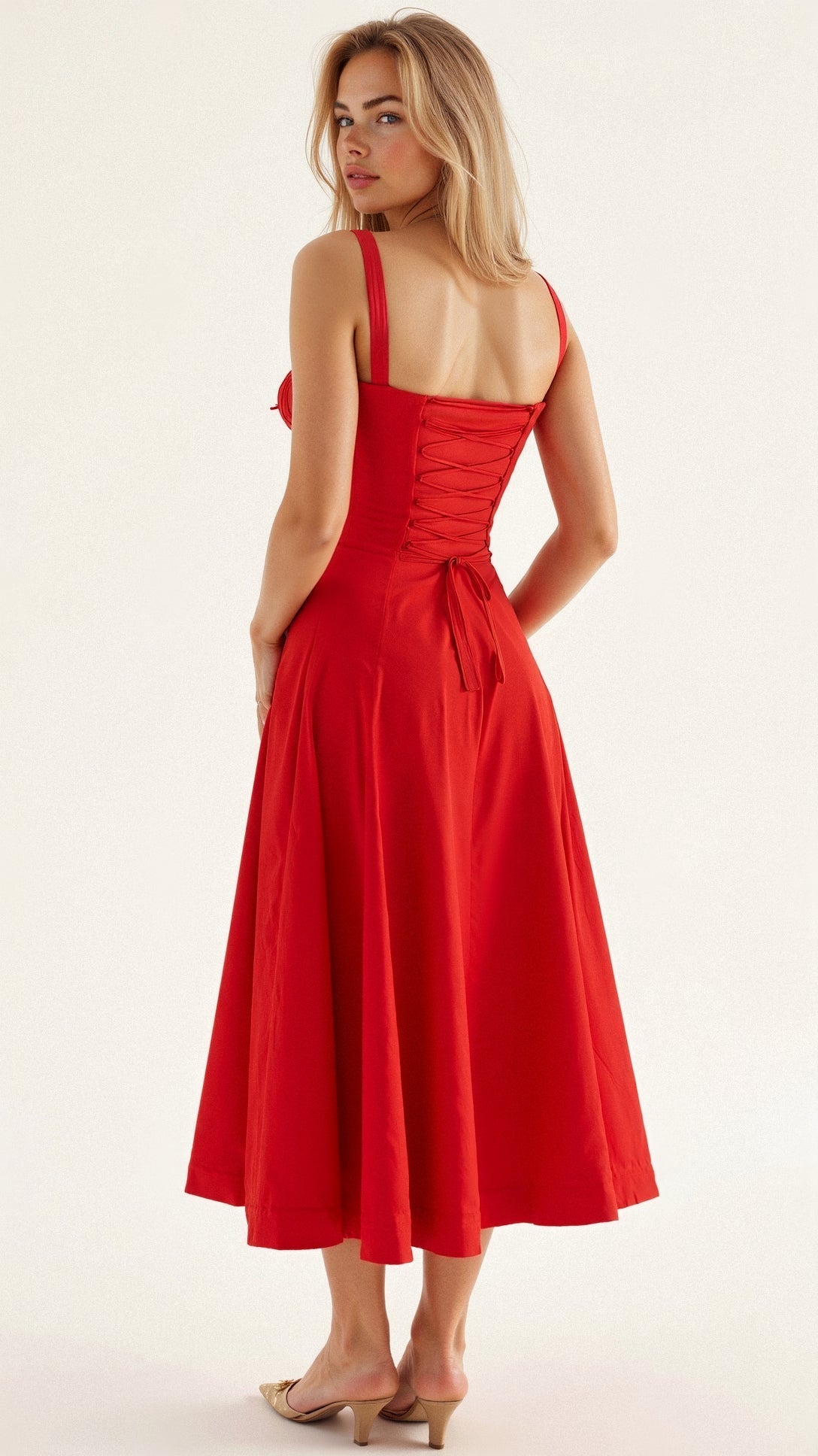 Harrington™ | Elegant Corset-Style Midi Dress
