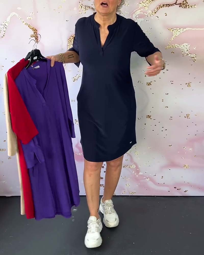 Hargreaves™ | Casual V-Neck Dress