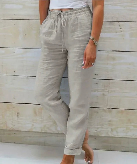 Ellison™ | Casual Linen Drawstring Trousers