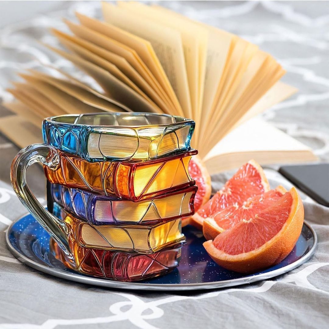 Hawthorne™ | Handcrafted 3D Book Lover’s Mug – Unique Design