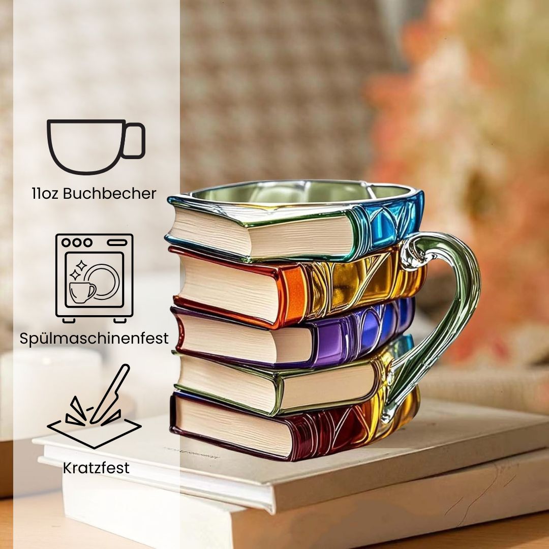 Hawthorne™ | Handcrafted 3D Book Lover’s Mug – Unique Design