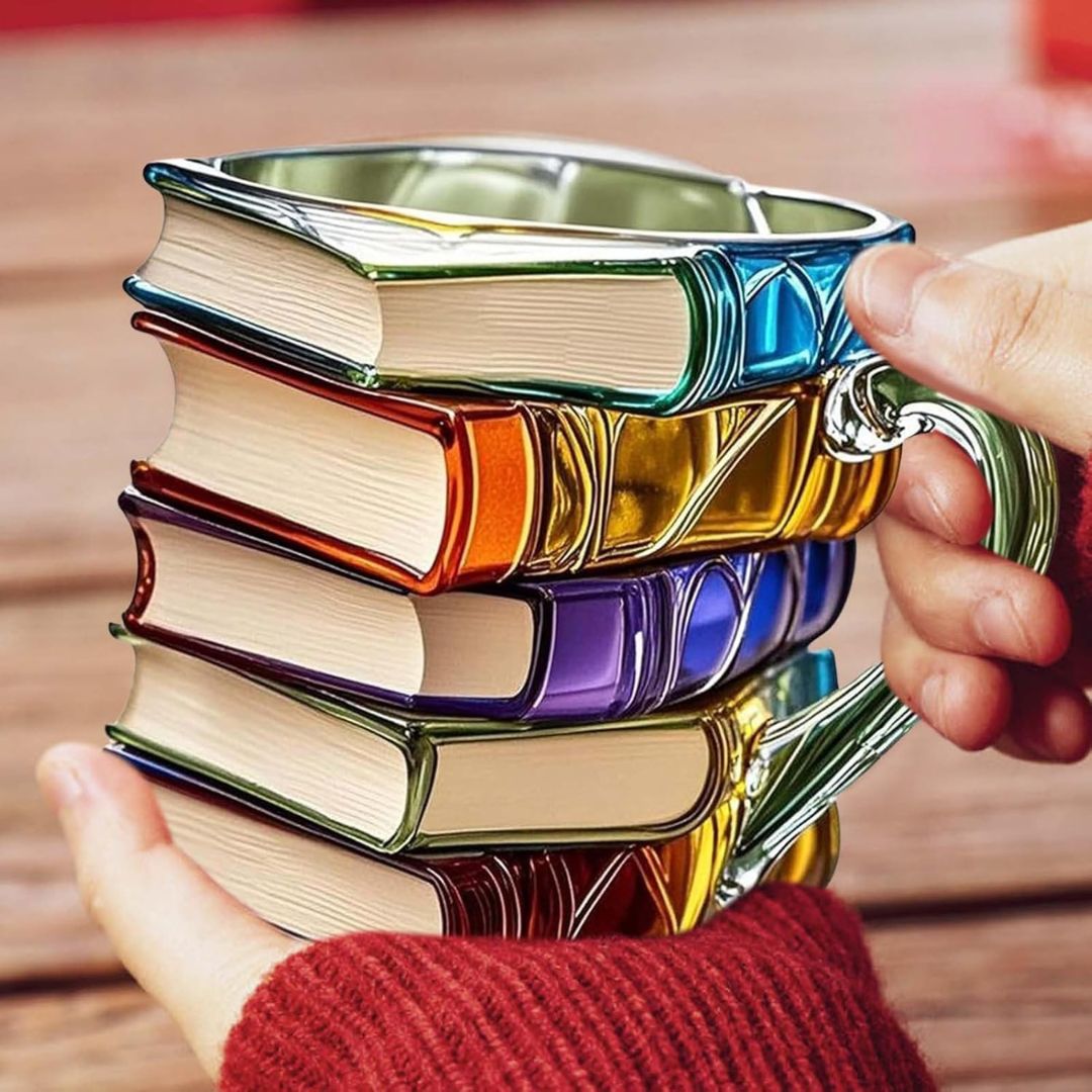 Hawthorne™ | Handcrafted 3D Book Lover’s Mug – Unique Design