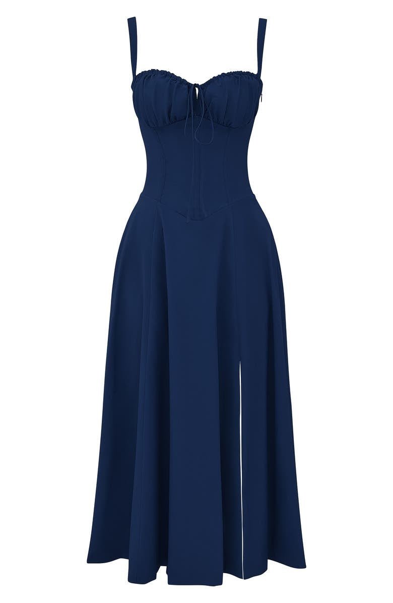 Harrington™ | Elegant Corset-Style Midi Dress
