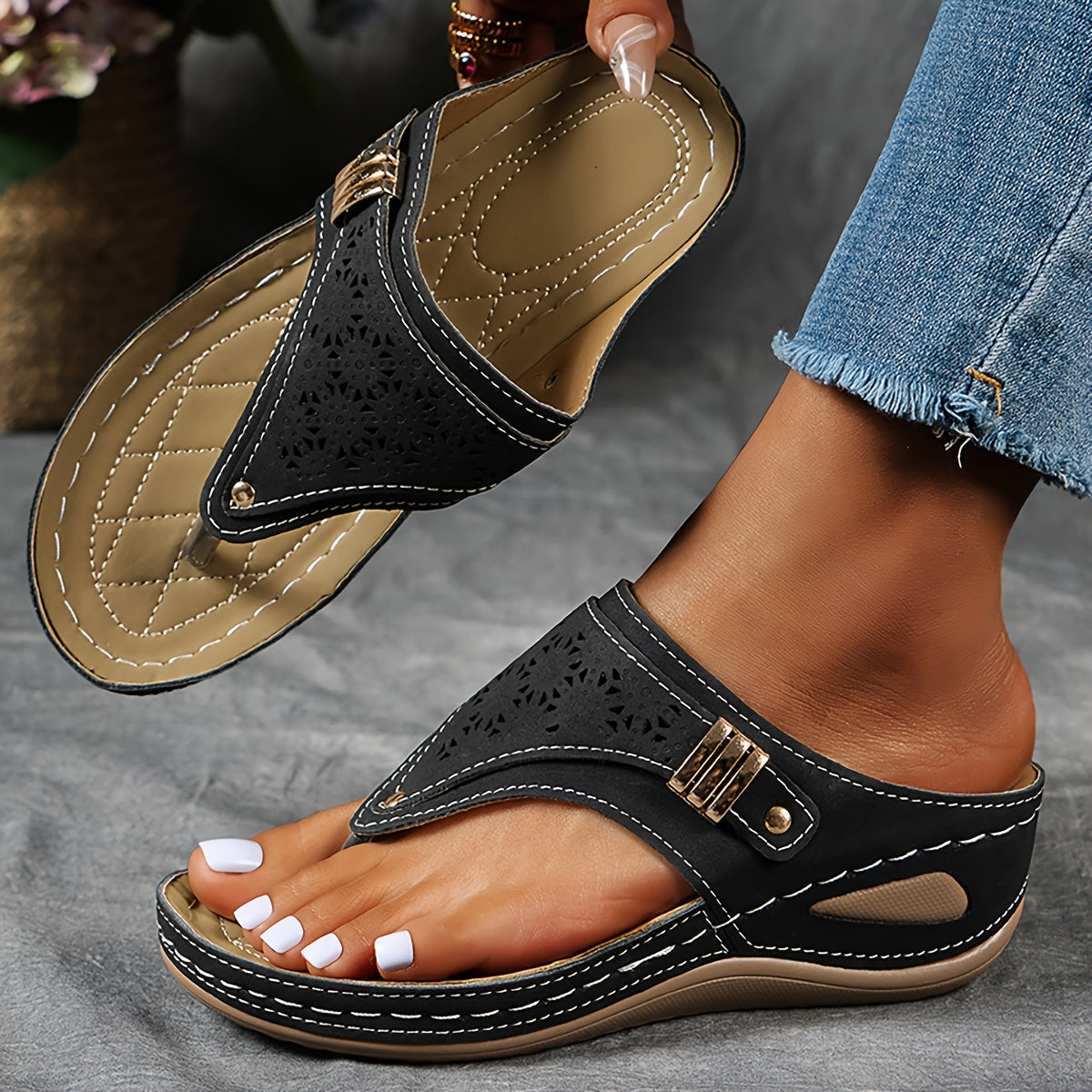 Chadwick™ | Leather Everyday Orthopaedic Sandals