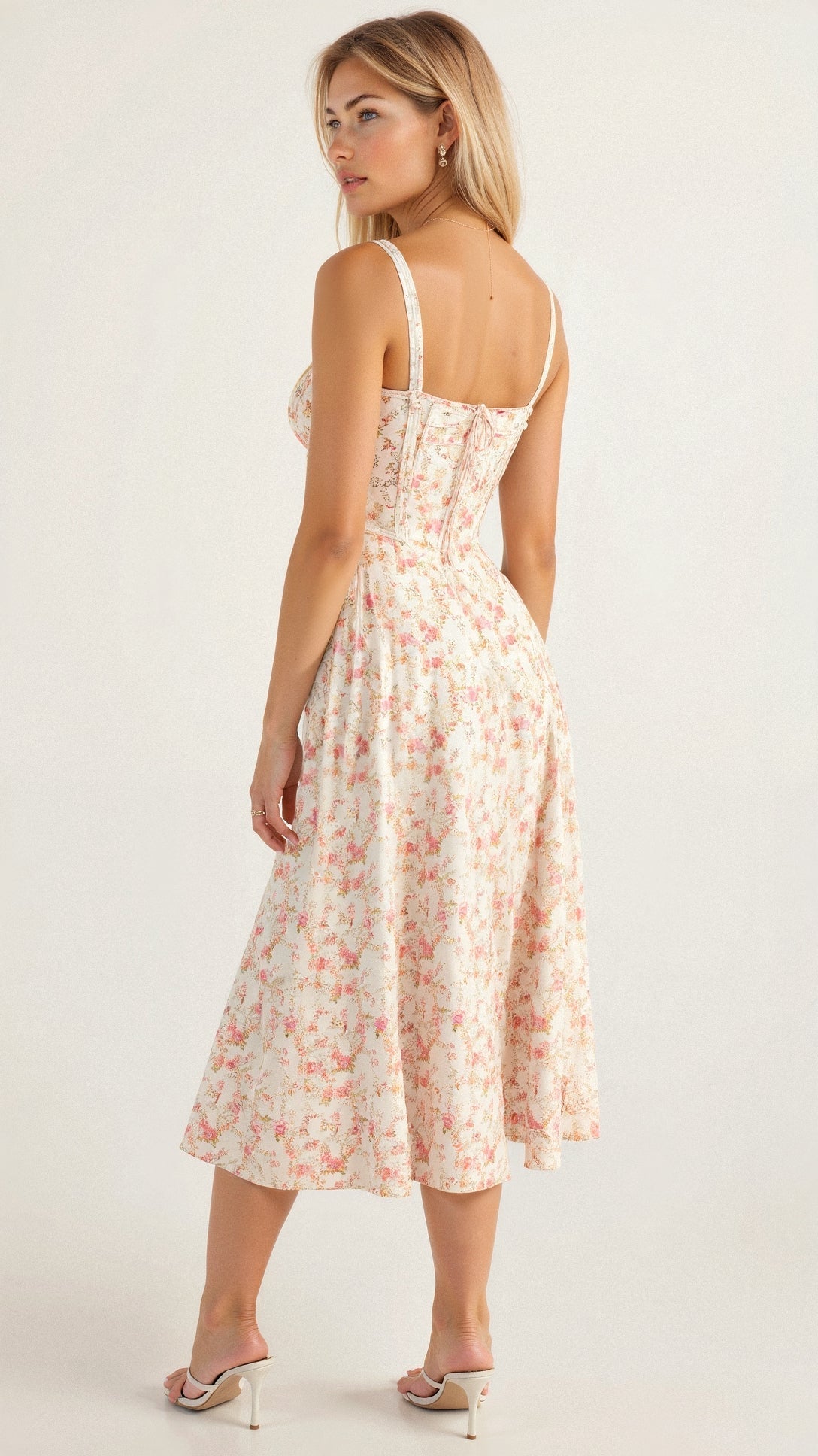 Harrington™ | Elegant Corset-Style Midi Dress