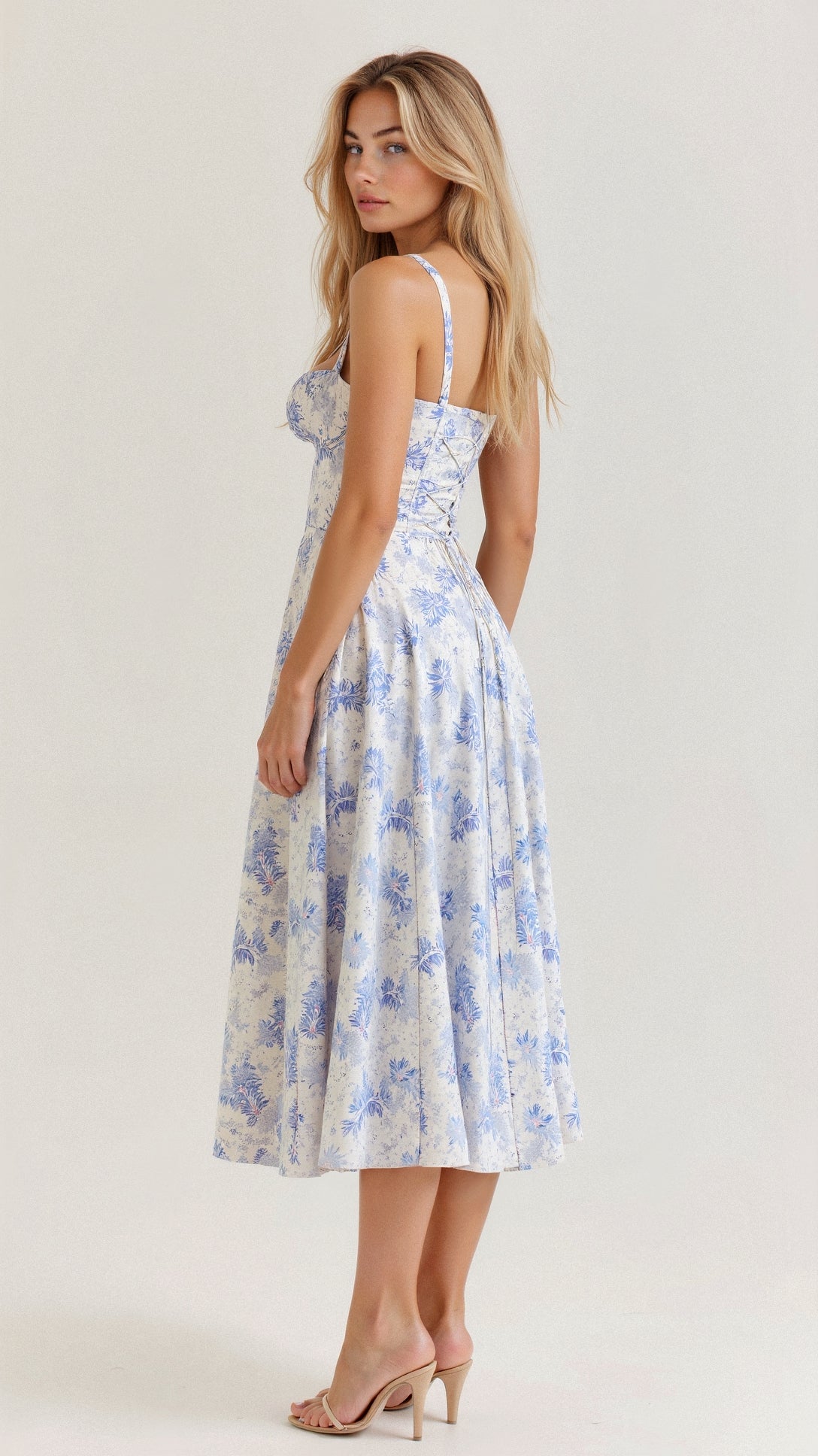 Harrington™ | Elegant Corset-Style Midi Dress