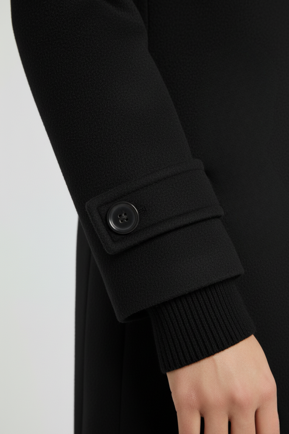 Women's Belted Long Wool Blend Winter Trench Coat