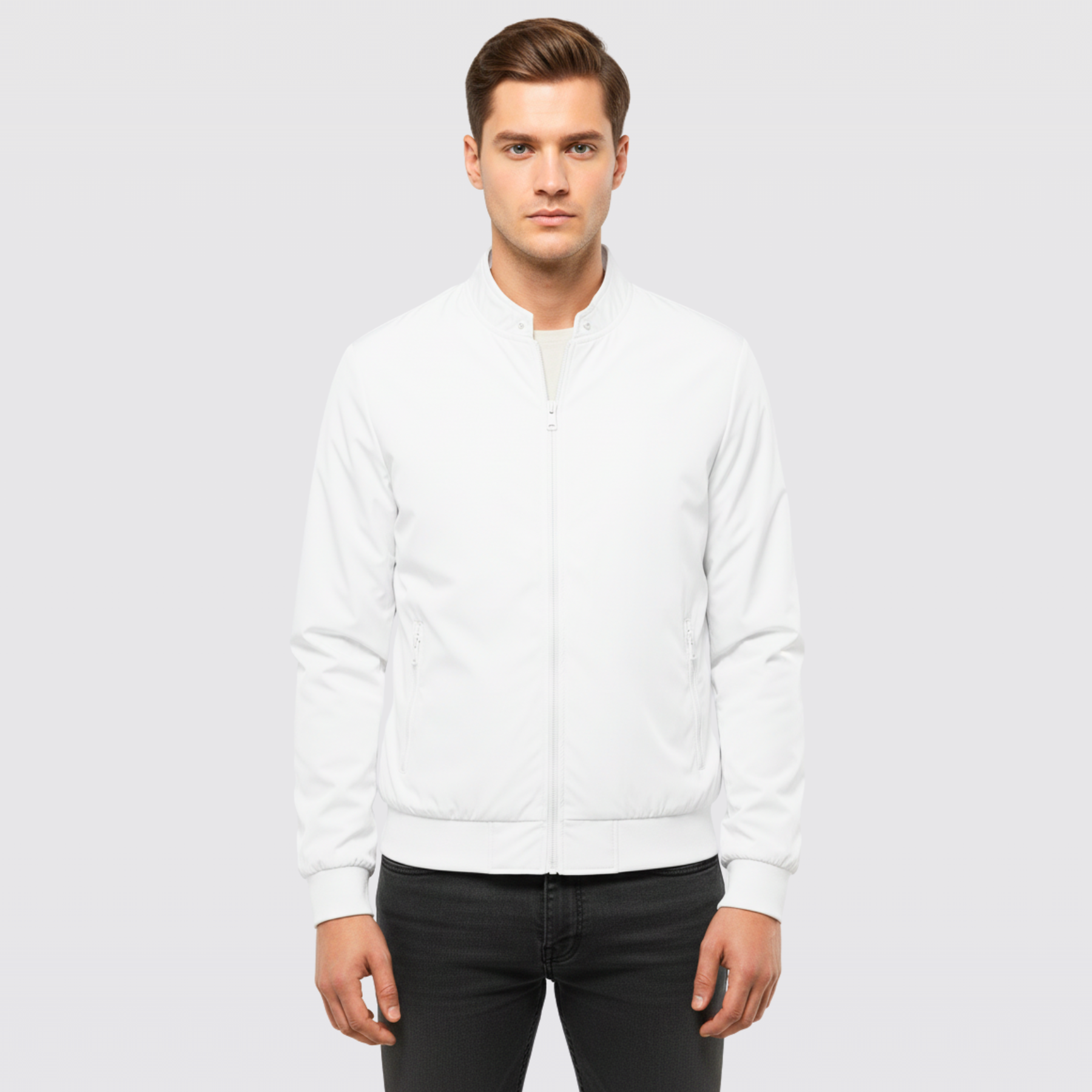 Men's Lightweight Bomber Windbreaker Jacket