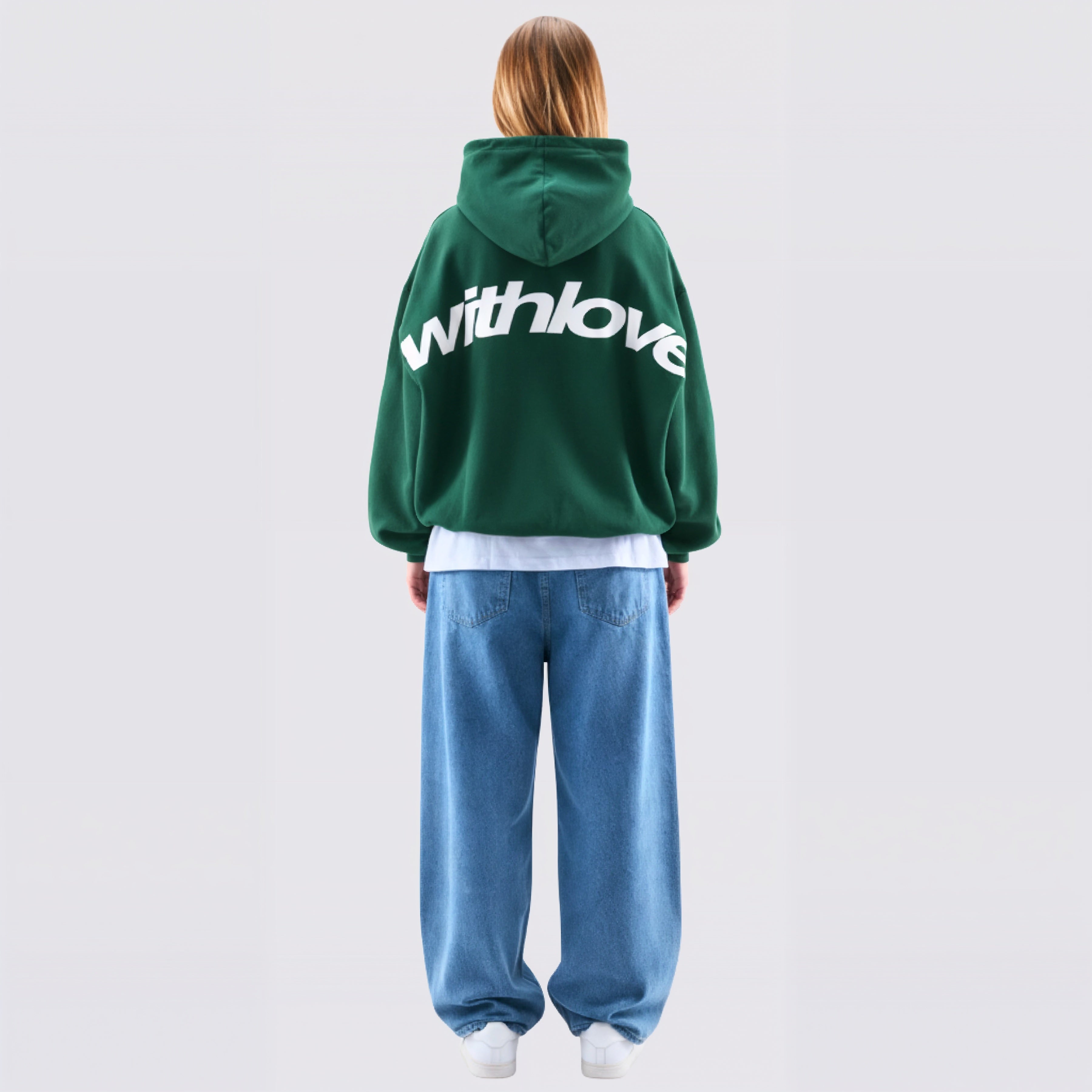 Unisex Cosy With Love Oversized Winter Hoodie