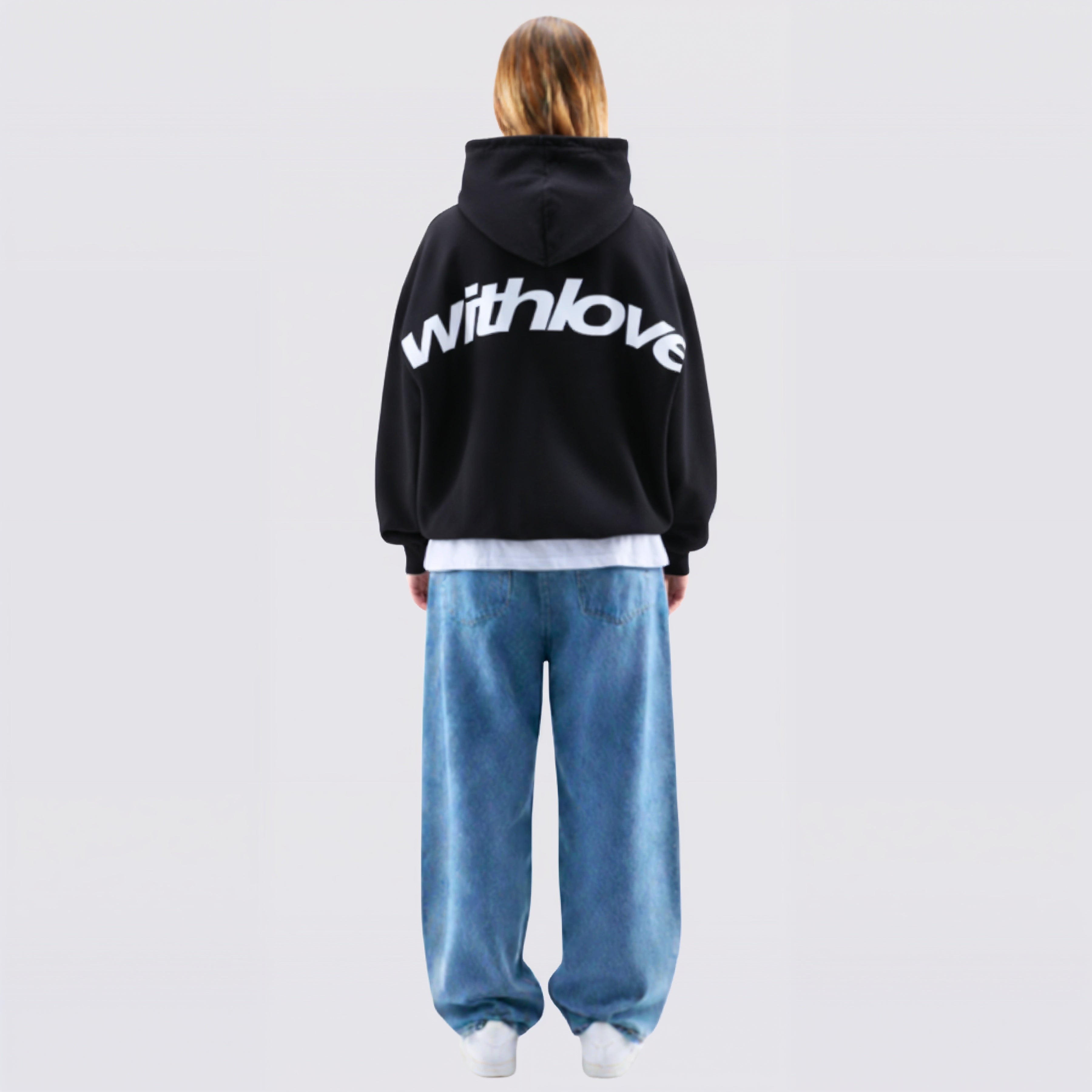 Unisex Cosy With Love Oversized Winter Hoodie