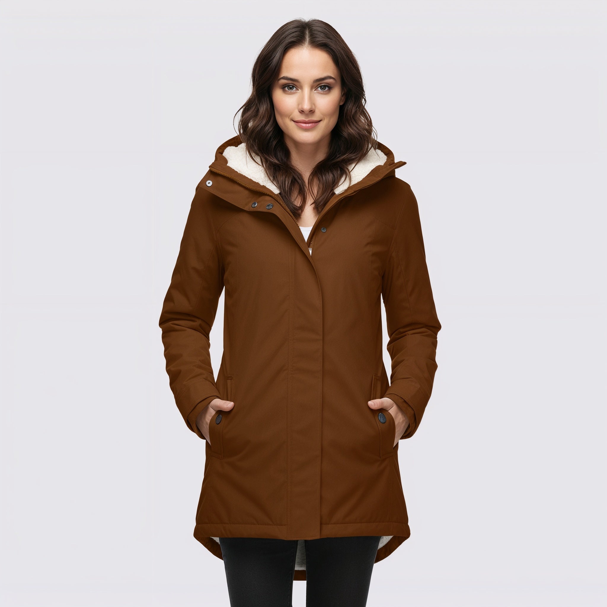 Women's Warm Waterproof Hooded Winter Coat Parka