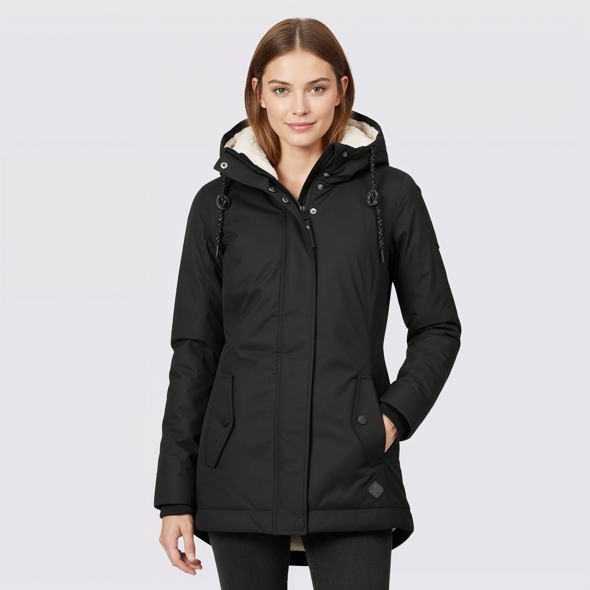Women's Warm Waterproof Hooded Winter Coat Parka