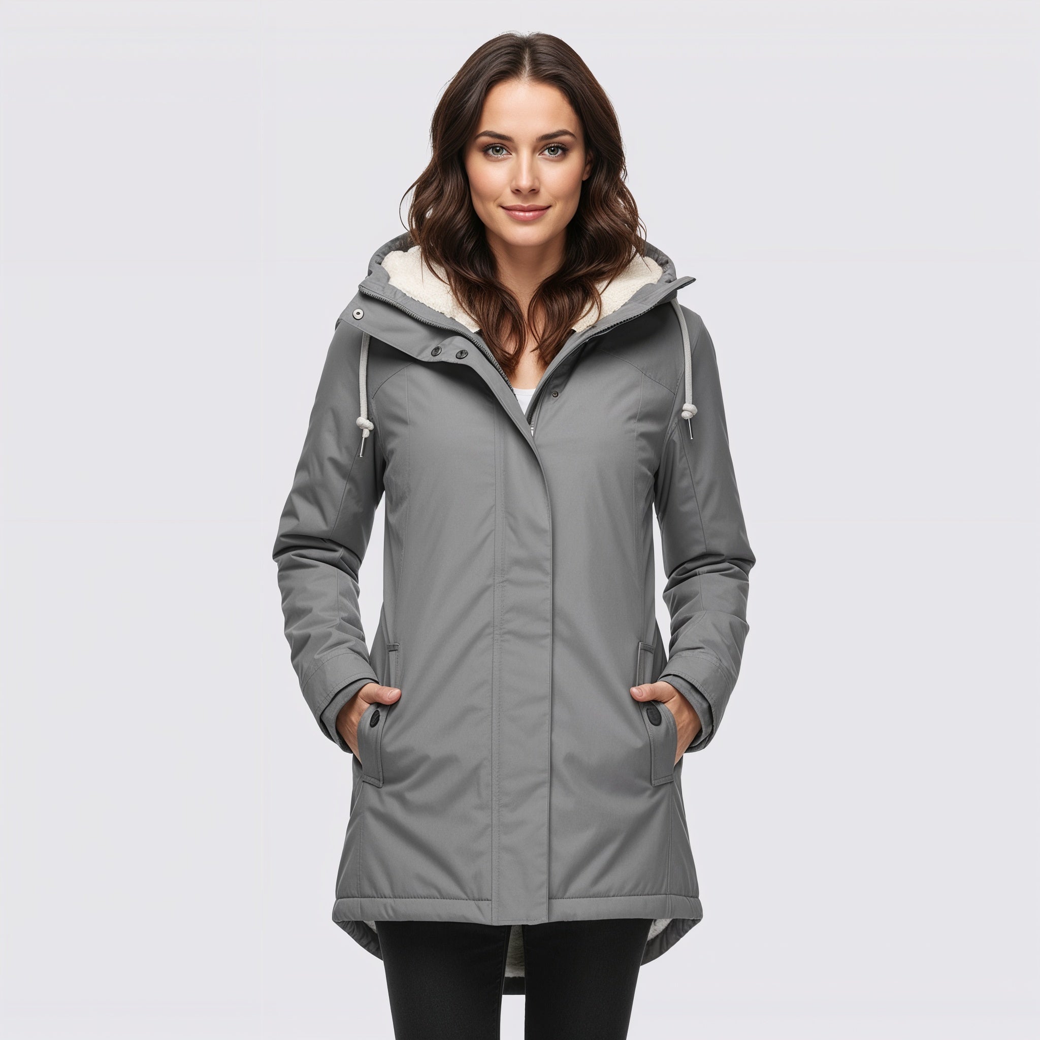 Women's Warm Waterproof Hooded Winter Coat Parka