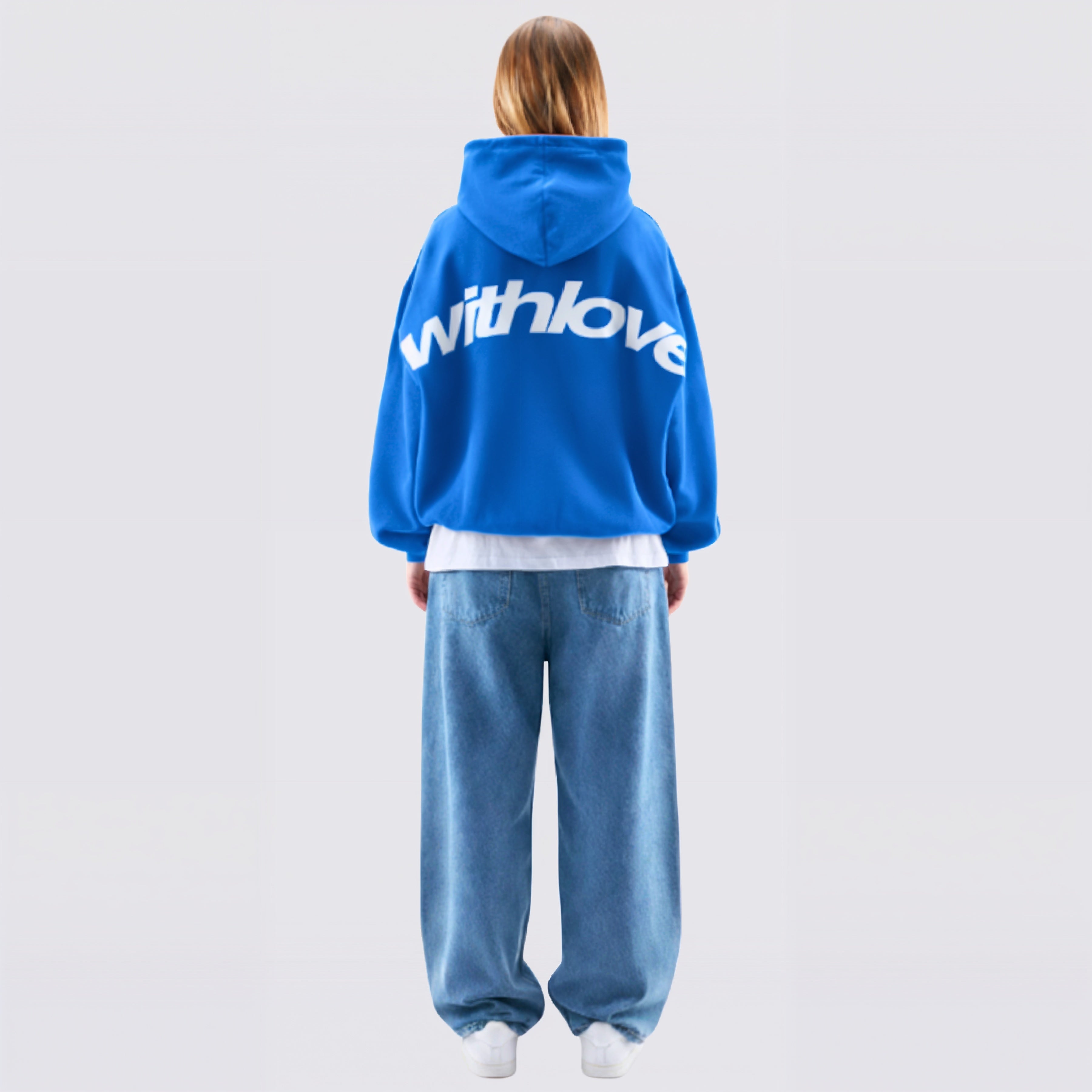 Unisex Cosy With Love Oversized Winter Hoodie