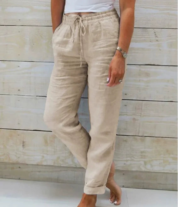 Ellison™ | Casual Linen Drawstring Trousers