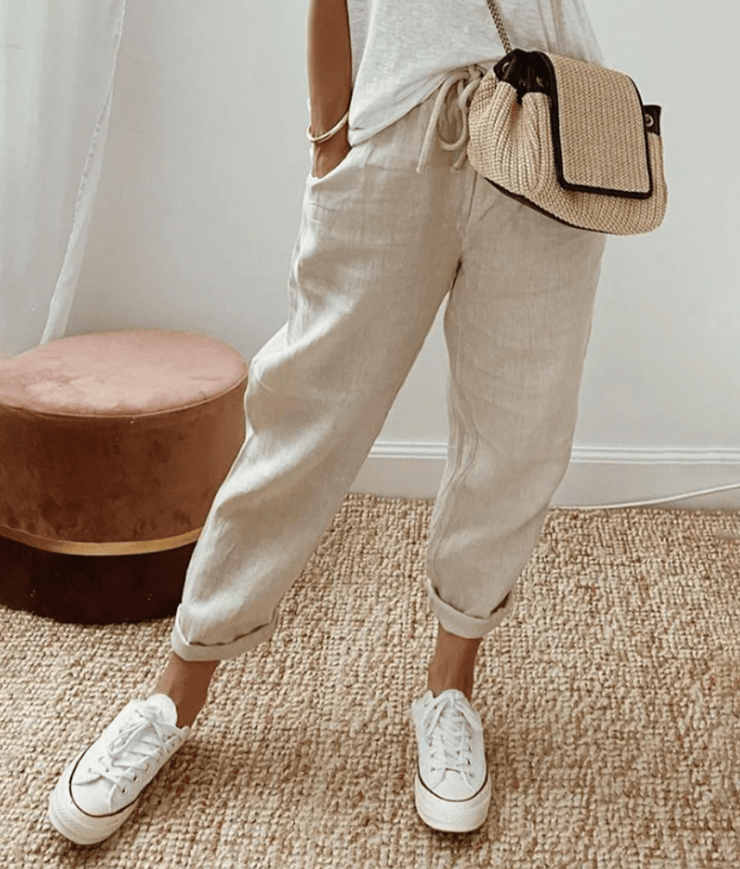 Whitaker™ | Elegant Cotton-Linen Trousers