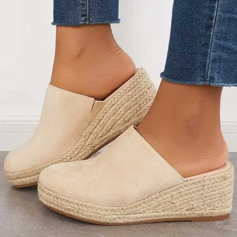 Blackwood™ | Stylish Espadrille Slippers with Elegant Heels