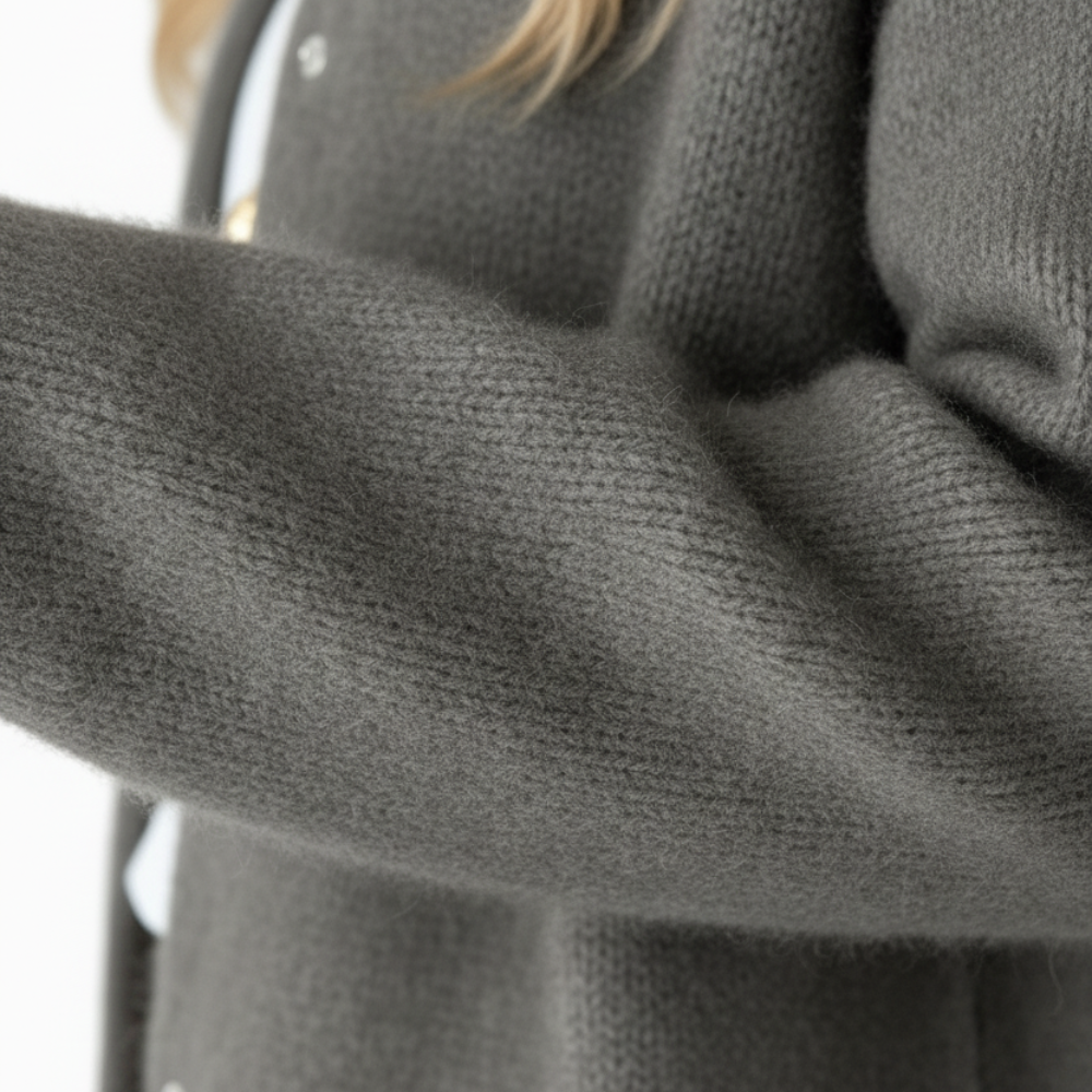 Women's Long Oversized Fit Knitted Cardigan