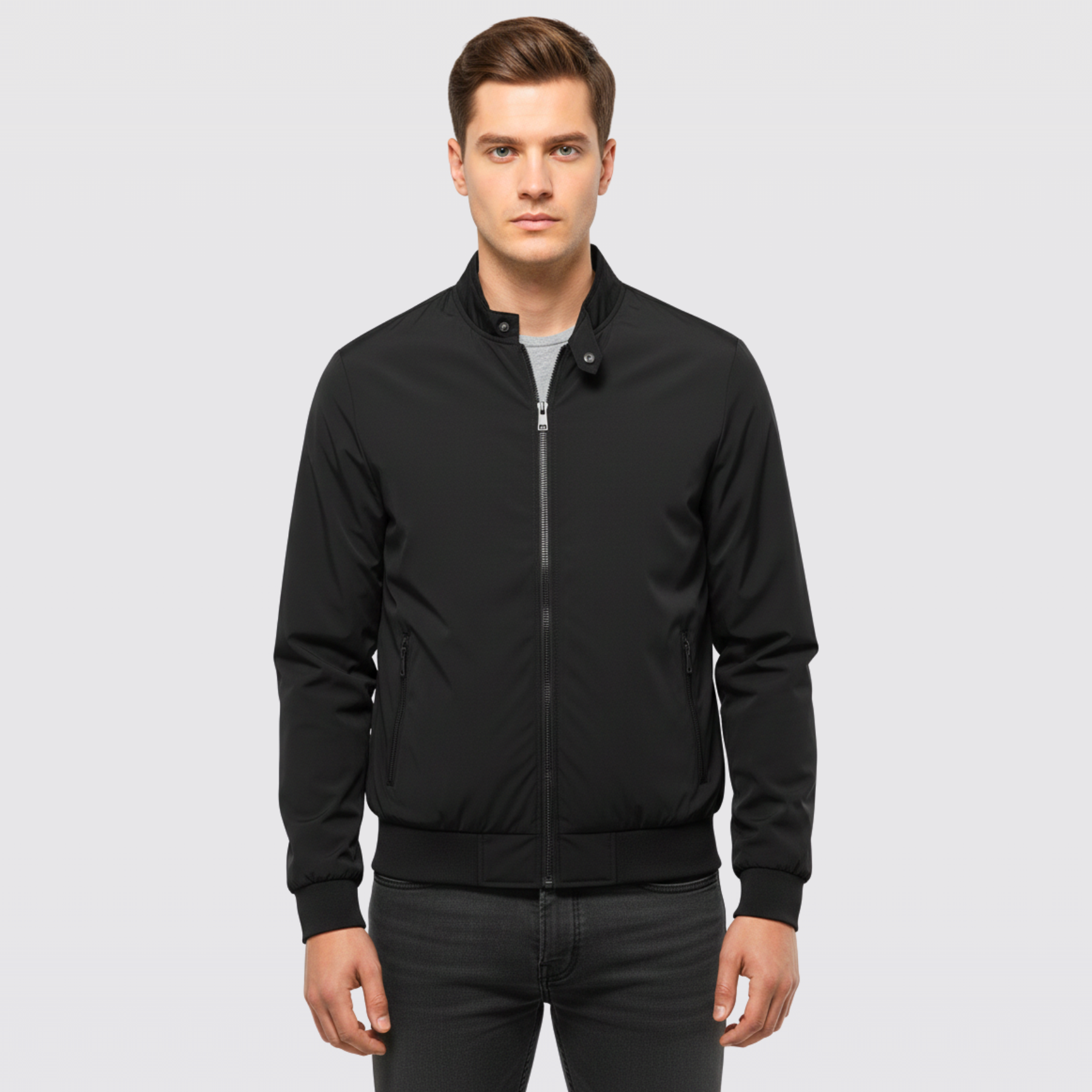 Men's Lightweight Bomber Windbreaker Jacket