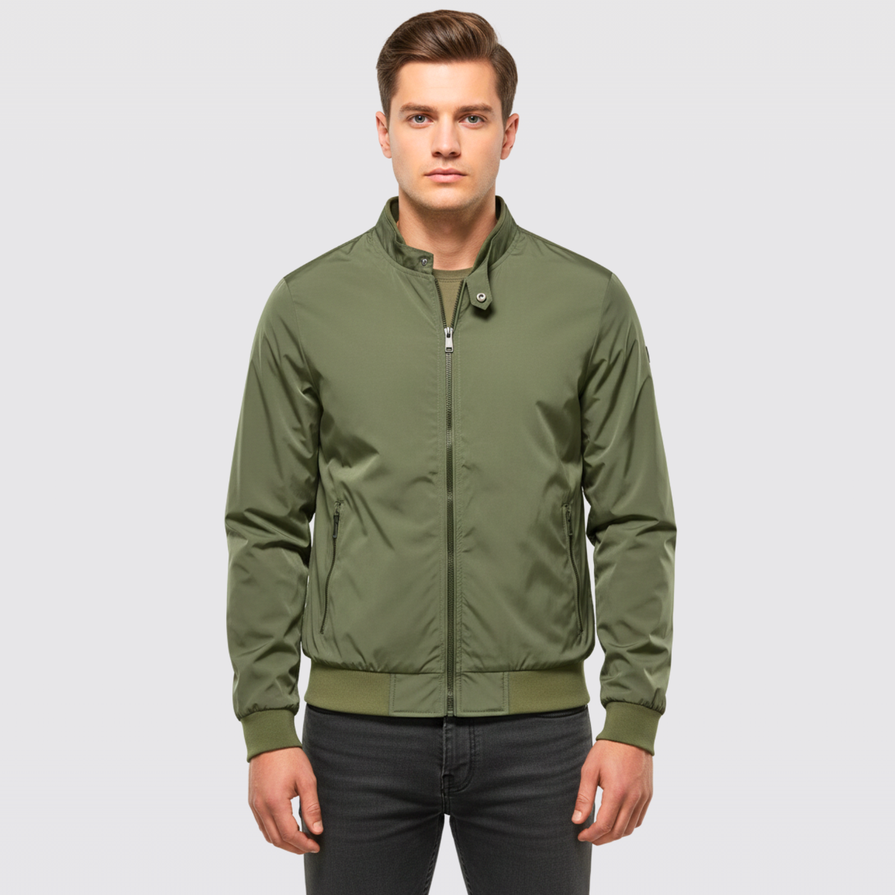 Men's Lightweight Bomber Windbreaker Jacket