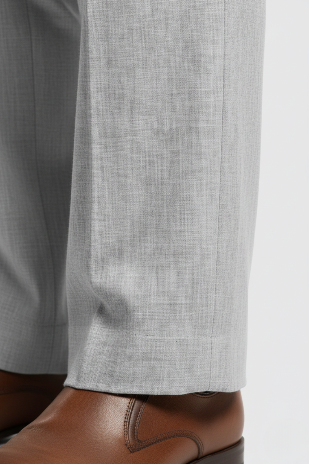 Men's Pleated Trousers Relaxed Baggy Fit