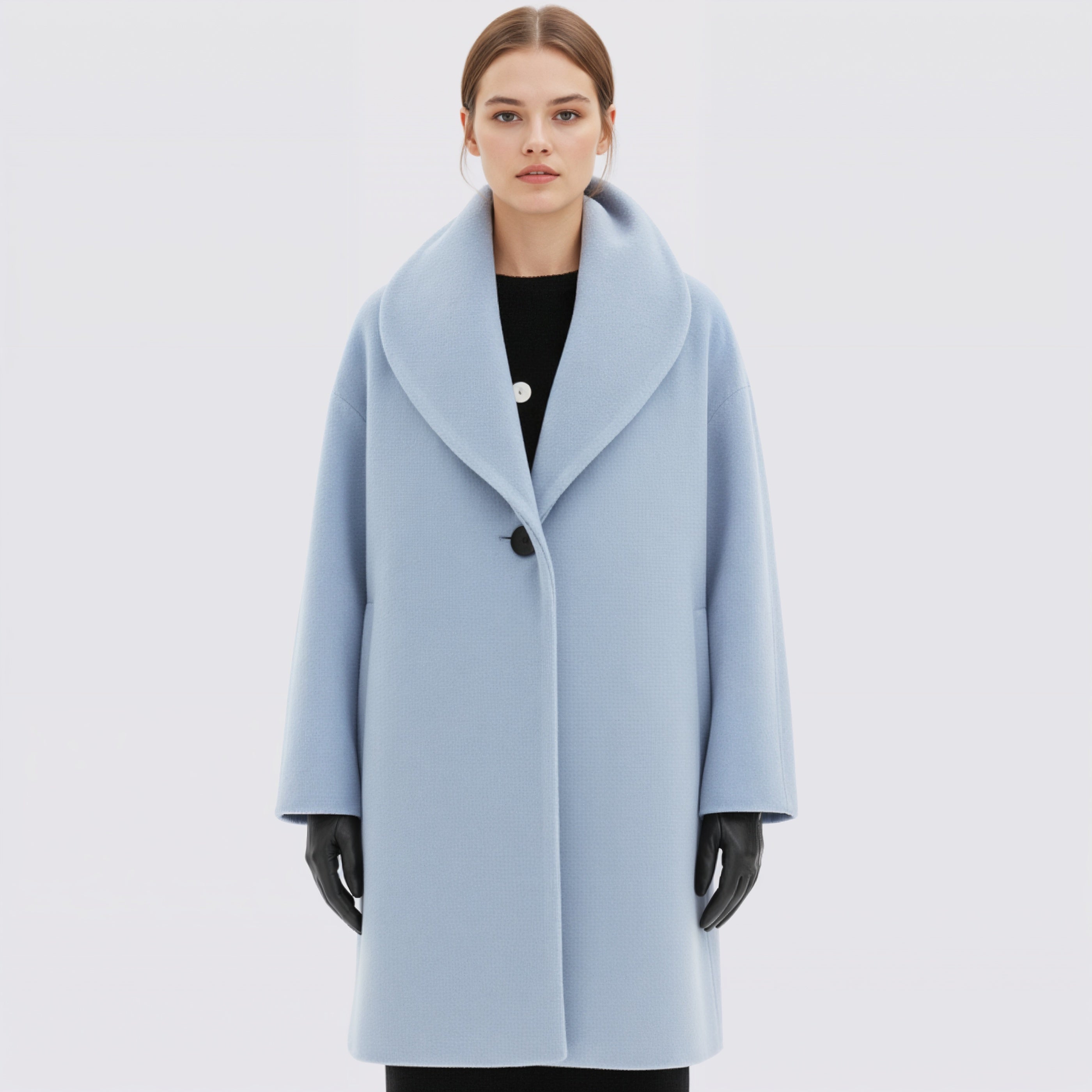 Women's Long Oversized Collar Winter Coat
