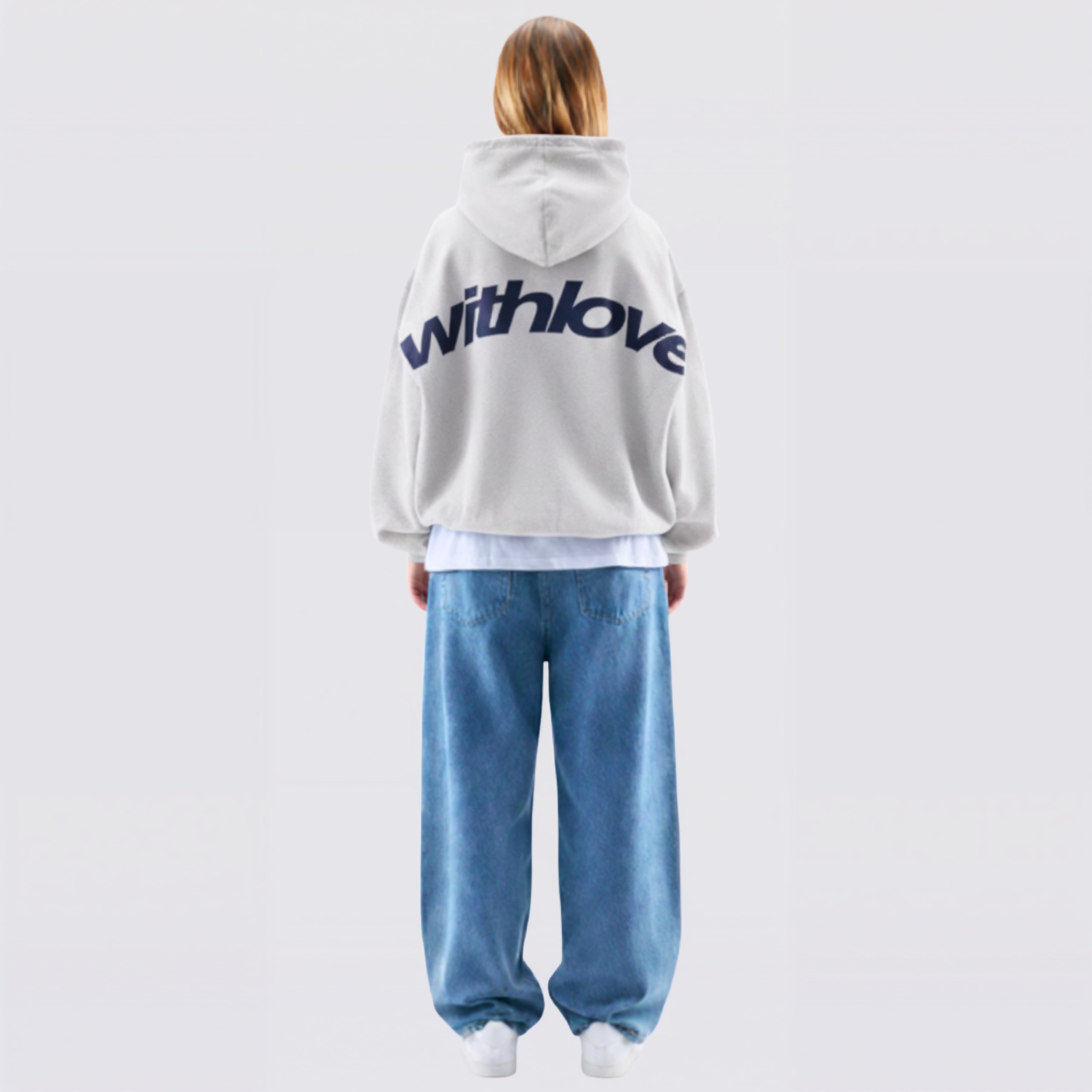 Unisex Cosy With Love Oversized Winter Hoodie