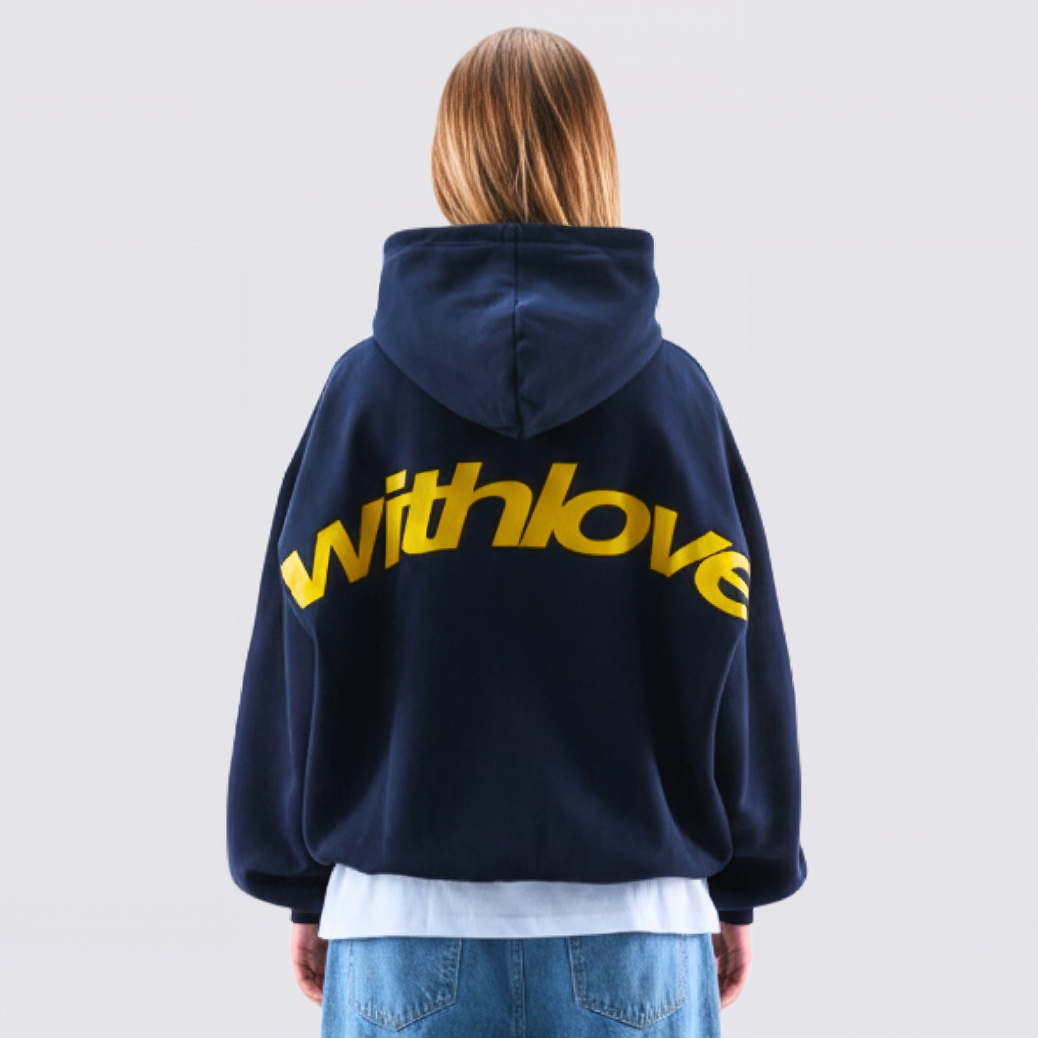 Unisex Cosy With Love Oversized Winter Hoodie