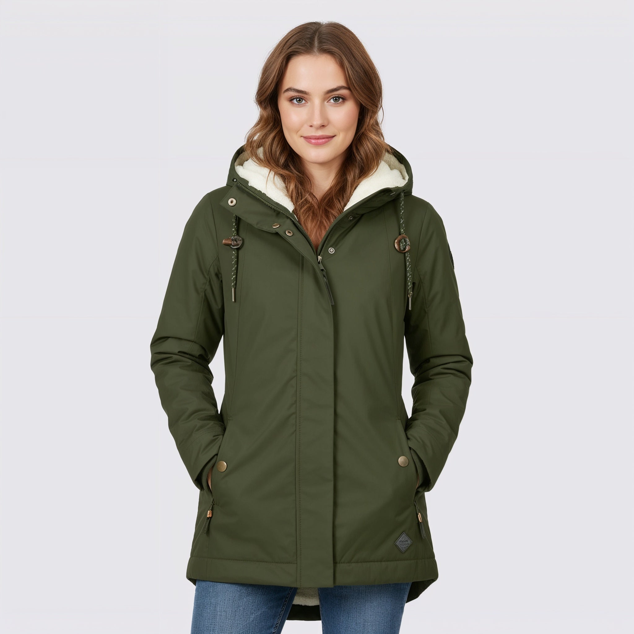 Women's Warm Waterproof Hooded Winter Coat Parka